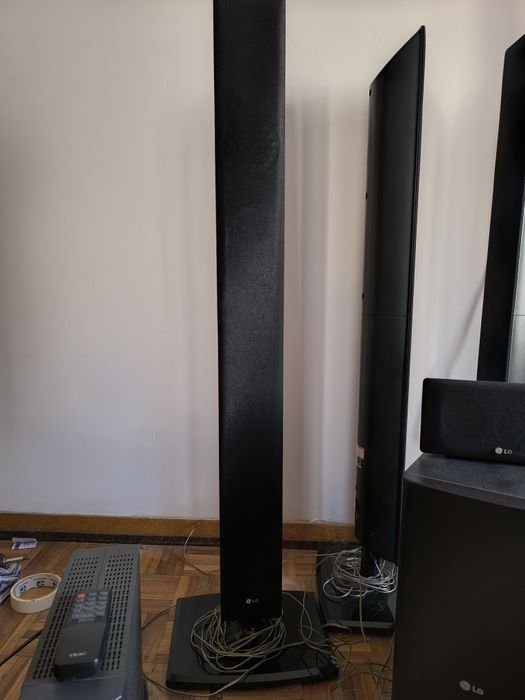 Sistema souround 6.1 LG + central TEAC