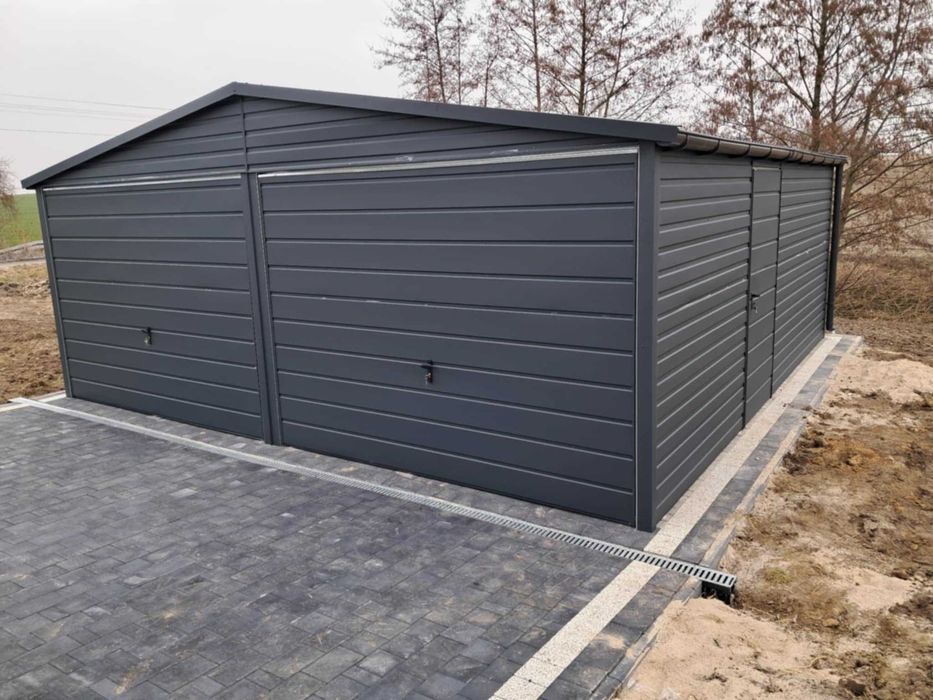 Garaż blaszany PREMIUM. KONSTRUKCJA W OCYNKU. Producent. Cała POLSKA