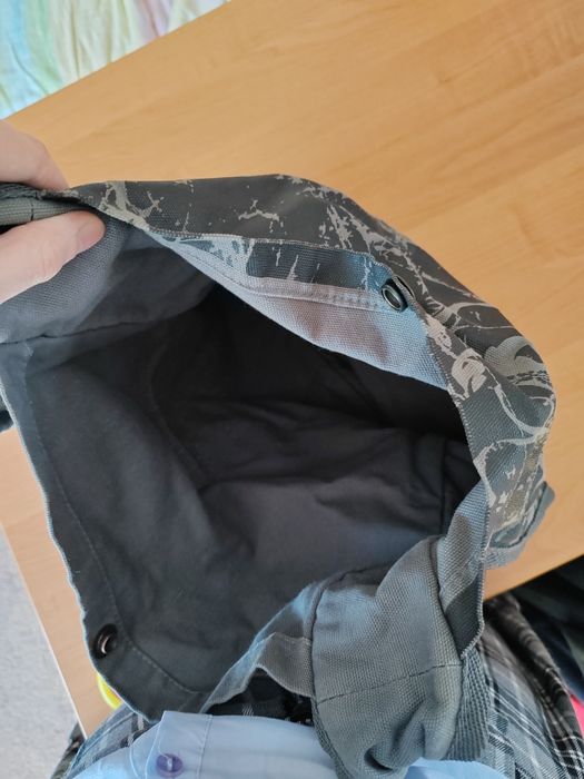 Torba na ramię DIVERSE Bags Deluxe | Szara | Płócienna | Boho / Grunge