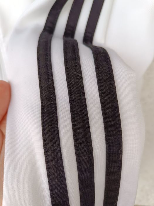 Кофта спортивна Adidas L Адідас біла під vintage  олімпійка мастерка