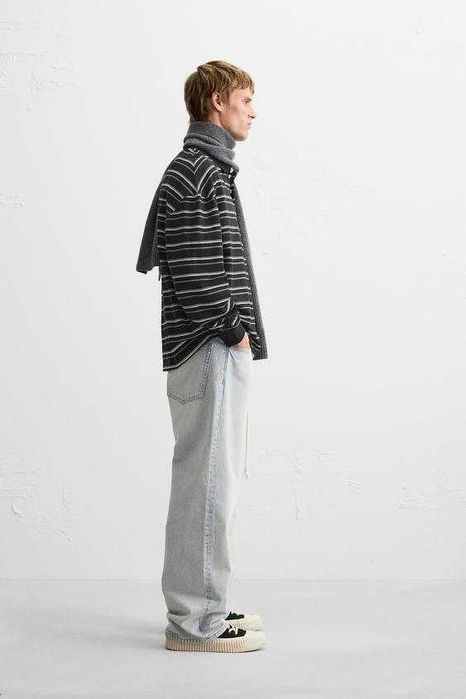 Поло з довгим рукавом Zara, кофта - М