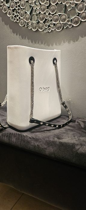 Torebka Obag Chic bianco body, organizer i uchwyty