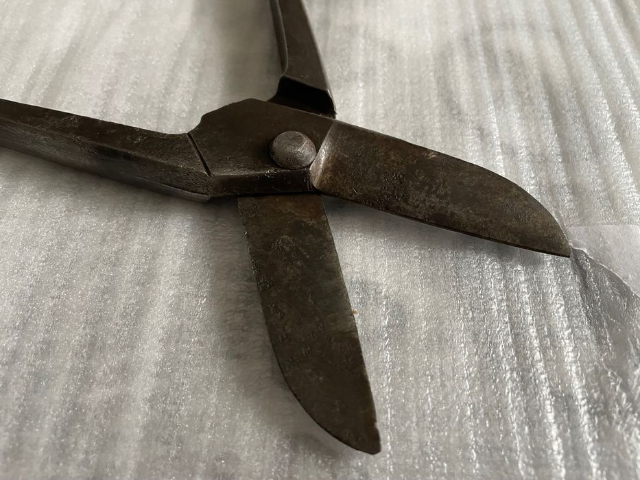 Stare nożyce do cięcia blachy