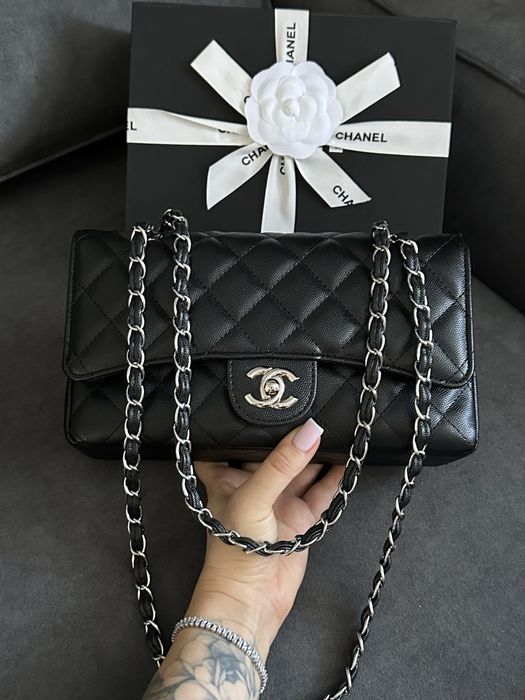 Сумка шкіряна Chanel Classic 2.55 Medium Double Flap, шанель
