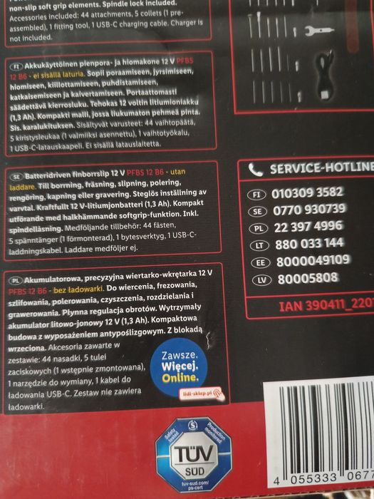 Precyzyjna szlifierka parkside