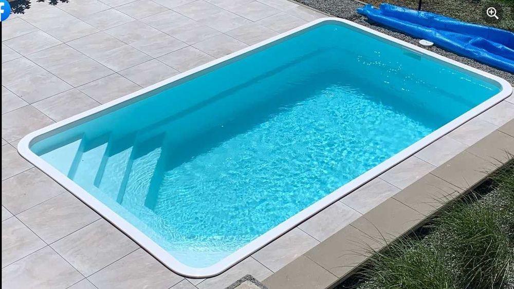 Basen gotowy poliestrowy Royal 5,30 x 3,20 ogrodowy ! niecka Producent