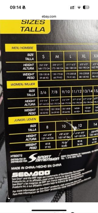 SEA-DOO  BRP pianka S/M (7/8) damska