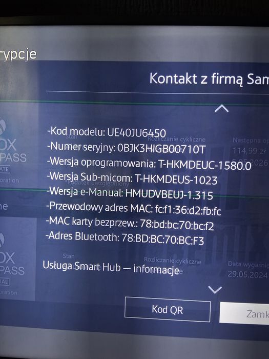 Telewizor Samsung Smart 4K