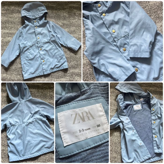 Куртка дощовик Zara 98 104 на хлопчика і дівчинку вітровка грязепруф