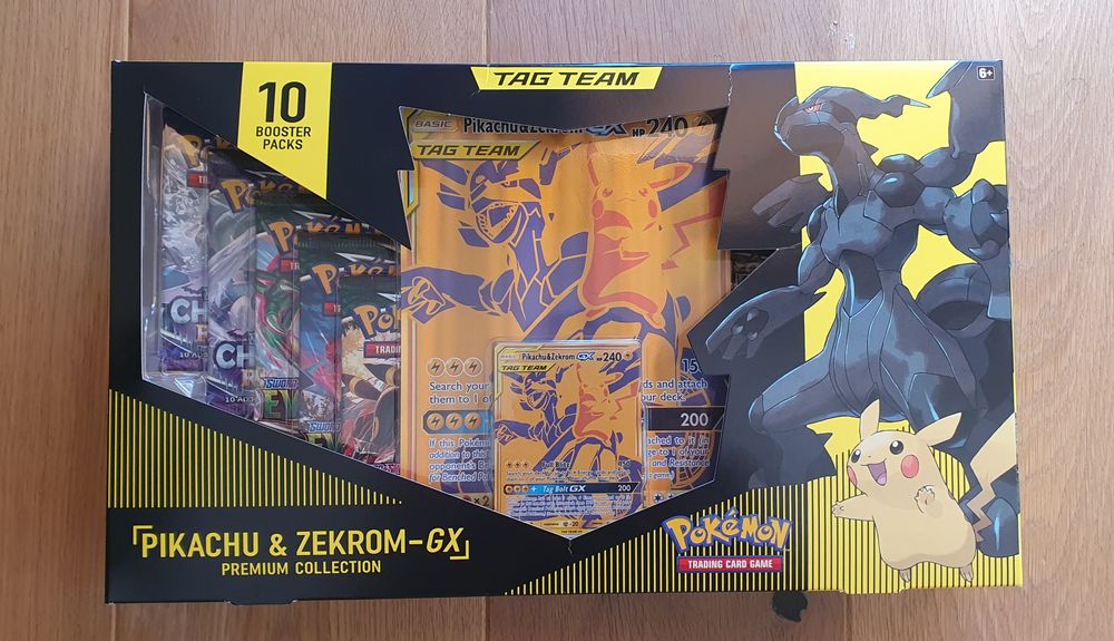 Pokemon TCG Tag Team Pikachu & Zekrom GX Premium Collection