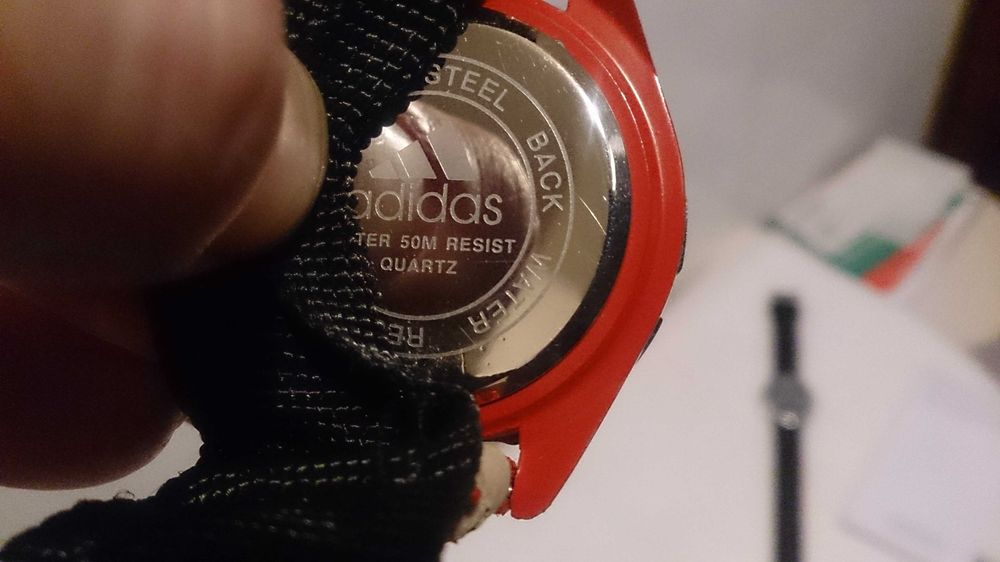 adidas (relógio diver-mergulhador) vermelho