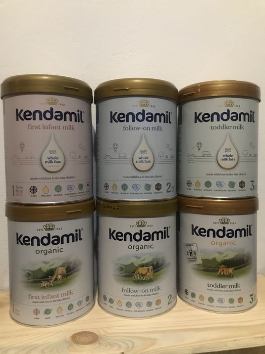 Кендаміл 1,2,3, Kendamil 1,2,3, суміш суха дитяча. Вік 0-12+ місяців