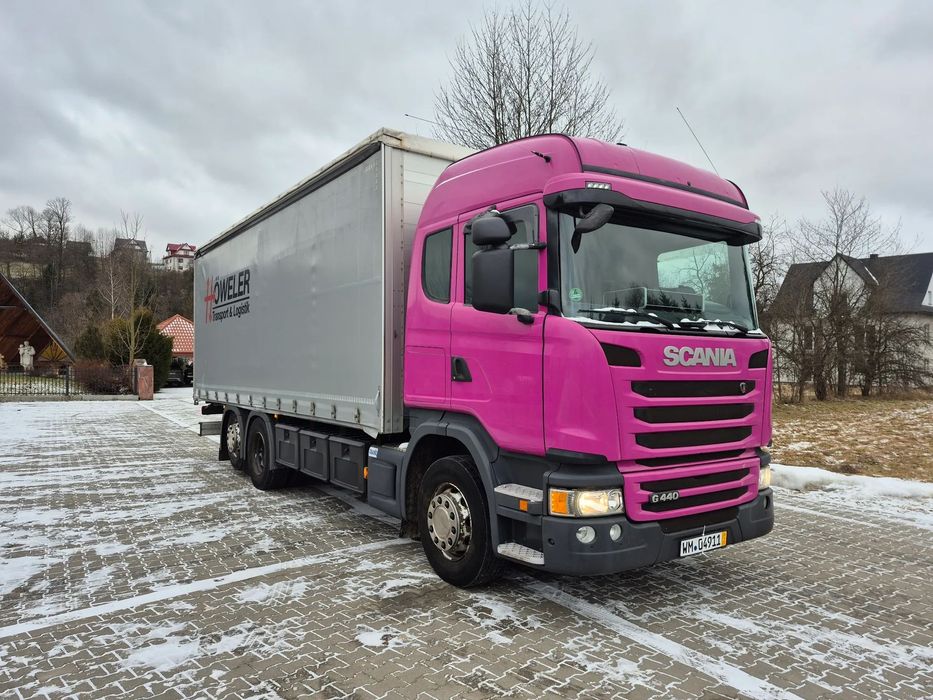 Scania  SCANIA G VOLVO firanka firana plandeka
