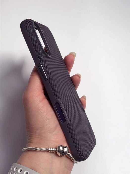 Чохол TechWoven Magsafe iPhone 17 1:1 AI Button iphone 17 Purple айфон 17 чехол кейс техвовен