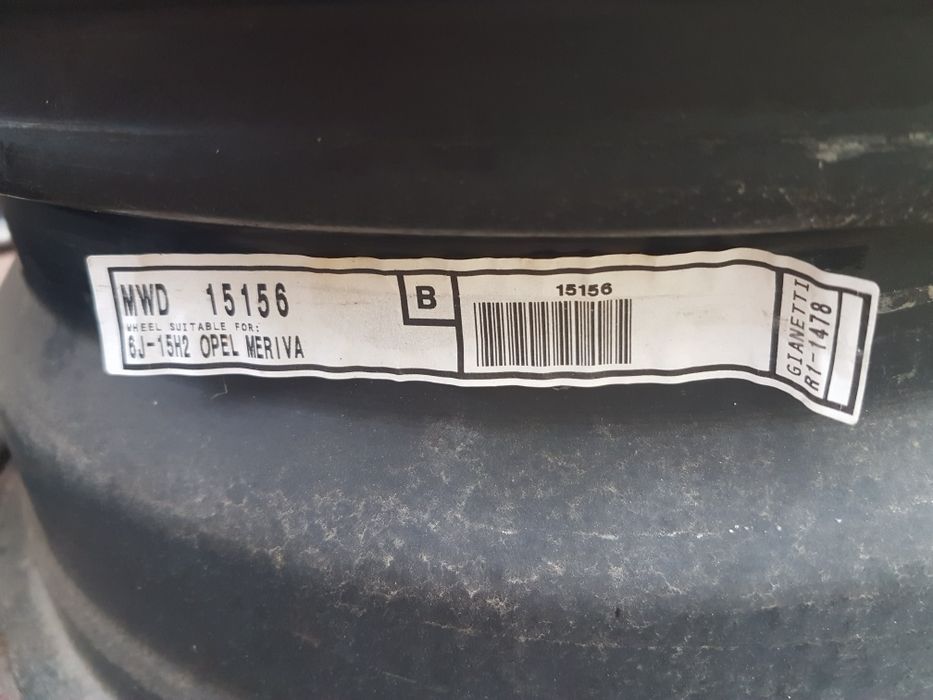 Оpel диски R15 R16 4 *100