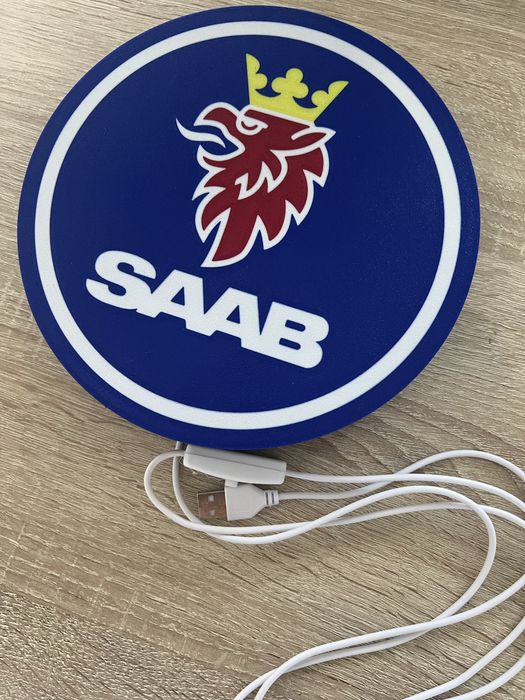 Painel luminoso Saab