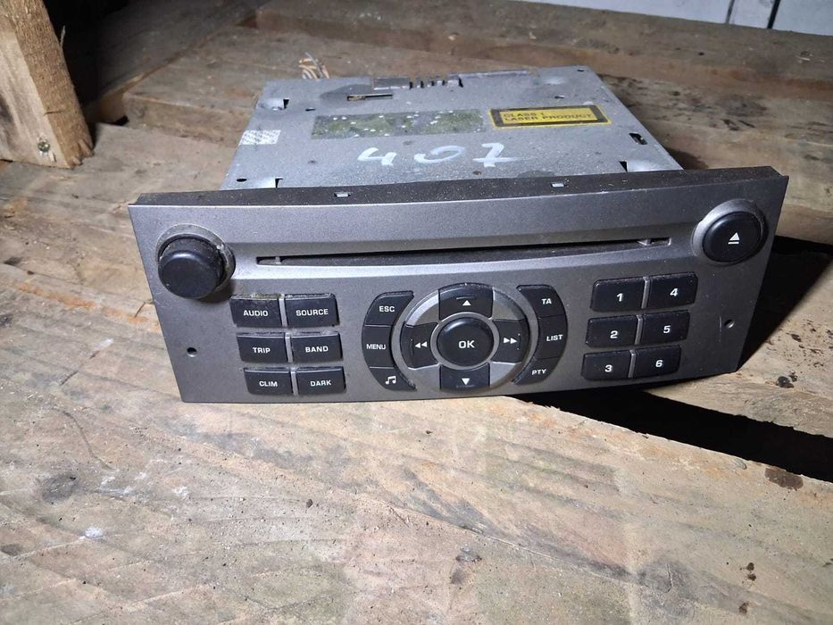 Peugeot 407, Radio, Radioodtwarzacz oryginalny sprawny
