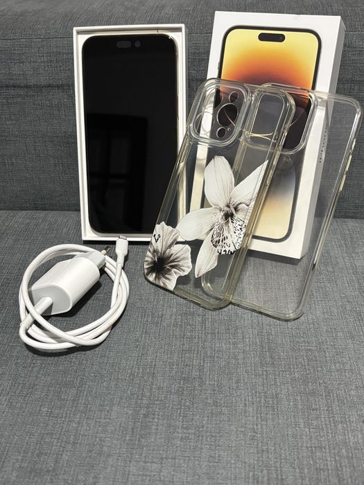iPhone 14 Pro Max 256GB Dourado – Como Novo / Completo