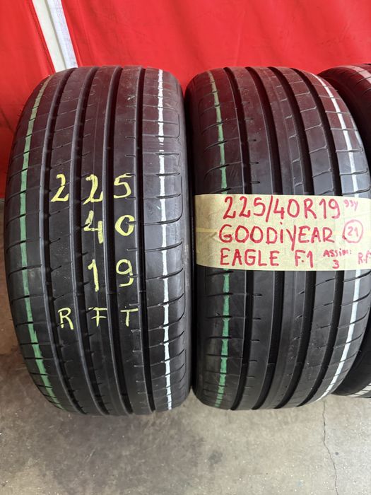Pneus RFT 225/40/19 + 255/35/19 Goodiyear impecaveis