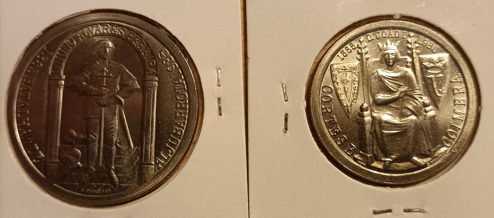 25 e 100 escudos cortes de coimbra