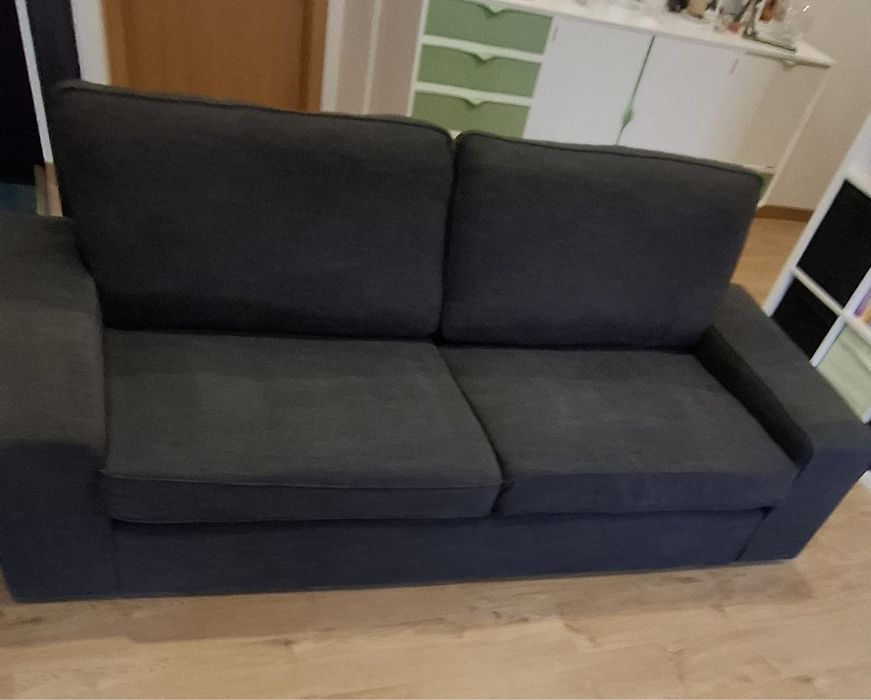 Sofá kivik cinzento