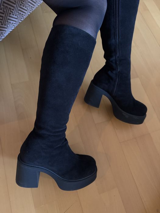 Сапожки замша зручні 36 розмір