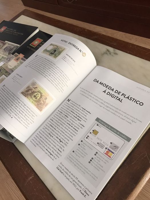 História de Portugal e do escudo em selos e notas