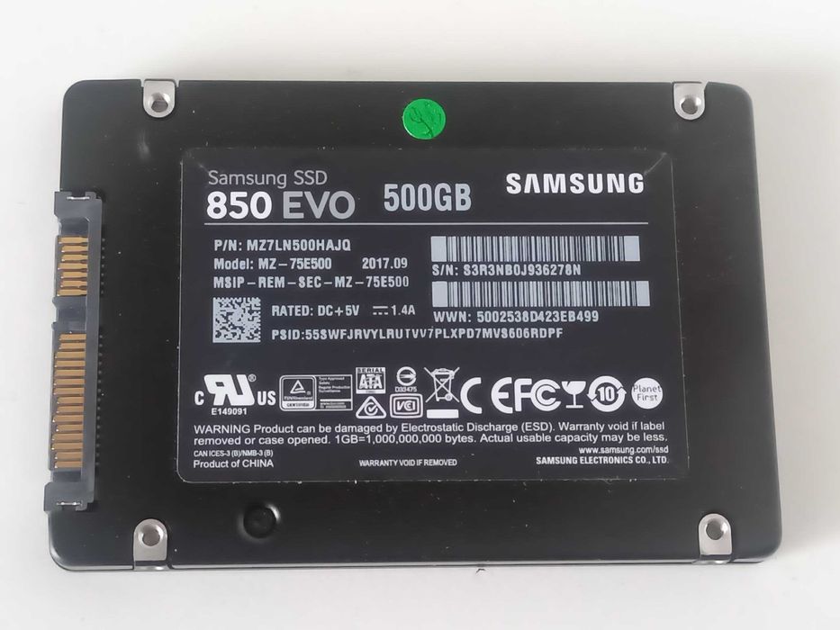 500Gb SSD  Samsung 850 EVO 2.5" SATA3 94%