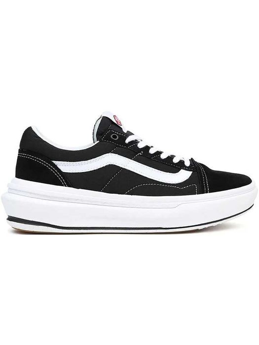 Skórzane sneakersy w kolorze czarnym Vans