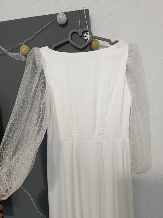 Сяюча біла сукня Gepur розмір Л