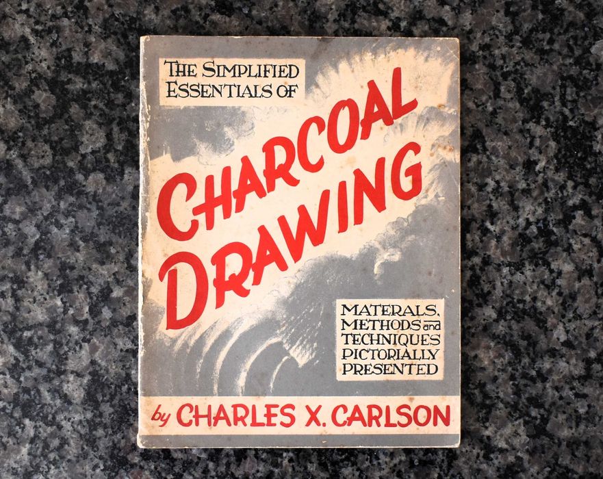 Simplified Essentials of Charcoal Drawing (antigo/vintage, 1944)