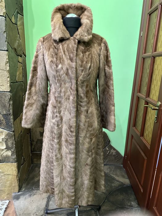 Шуба норка дизайнерська довга