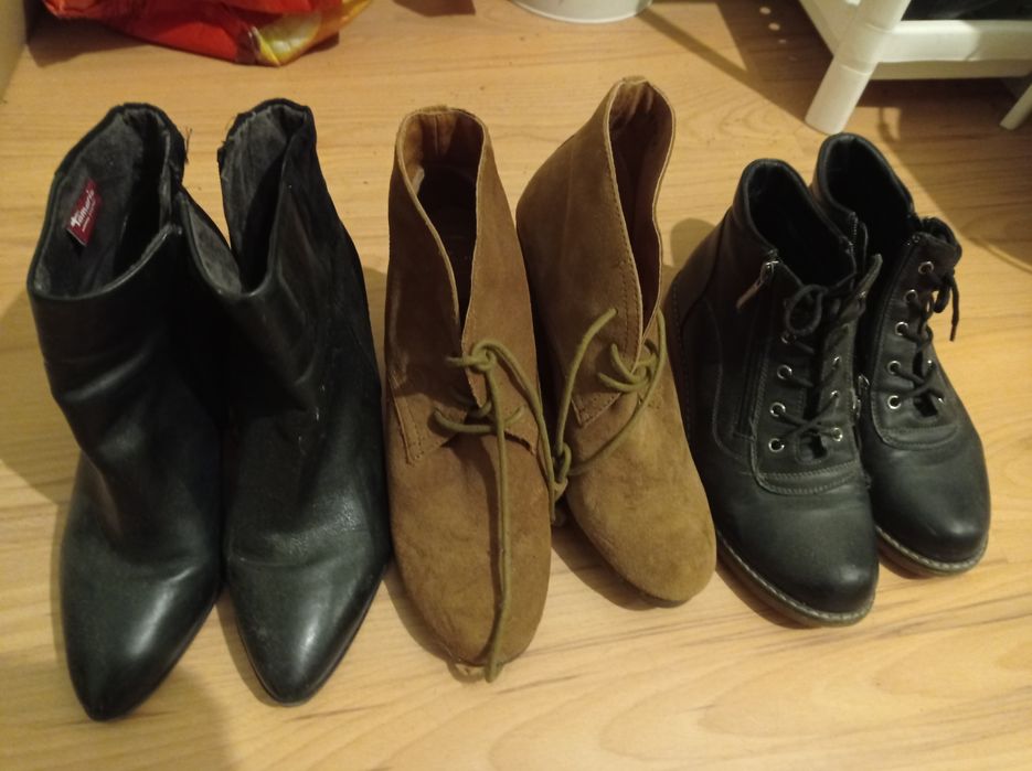 Sprzedam botki zimowe rozmiar 40