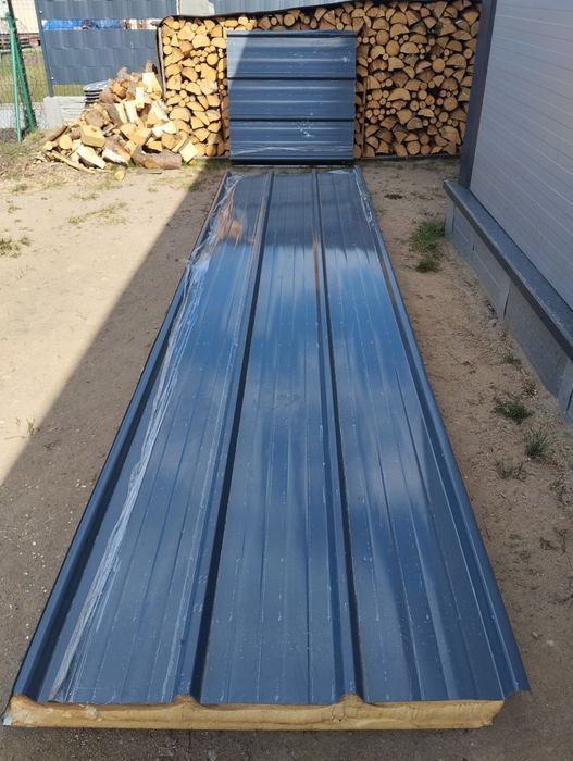 Płyta warstwowa 10cm obornicka dachowa 4,5m + 1,20m