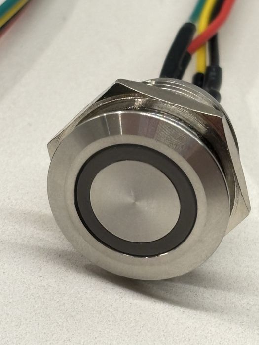 10-szt przycisków Wandaloodporny monostabilny 18mm stal nierdzewna