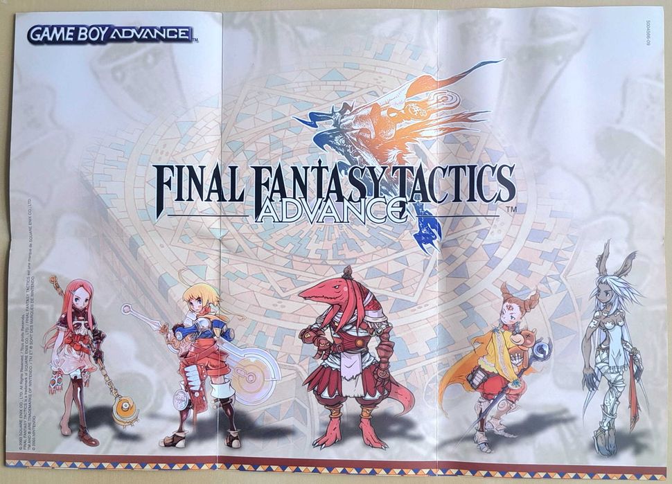 Final Fantasy Tactics Advance GBA - Estado de Coleção (+ Manual PT + Poster Oficial) - CIB