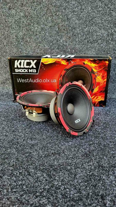 13см НОВИНКА Kicx Shock M13 динаміки в авто, колонки
