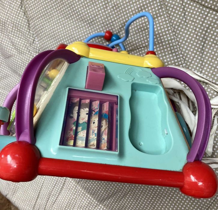 Детский Бизикуб, мультибокс  интерактивный