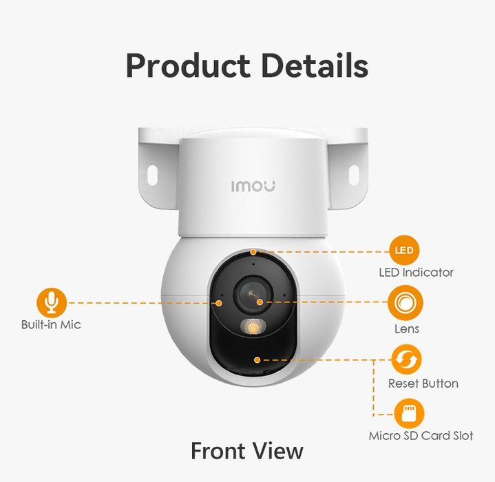 Imou Ranger 5 Mp Mini WiFi Відеокамера IPC-K2MP-5H1WE