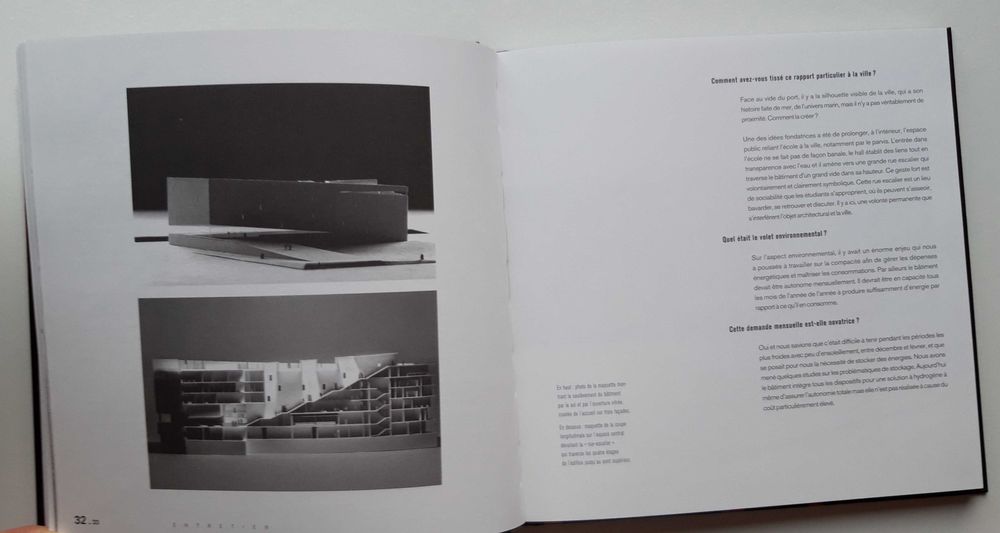 Livro Arquitetura "École Nationale Supérieur Maritime - le Havre"