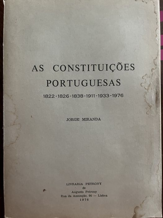 As Constituições Portuguesas