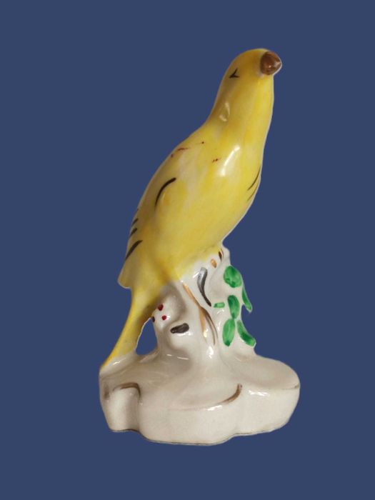 figurka porcelana porcelit Chodzież kanarek kanarki