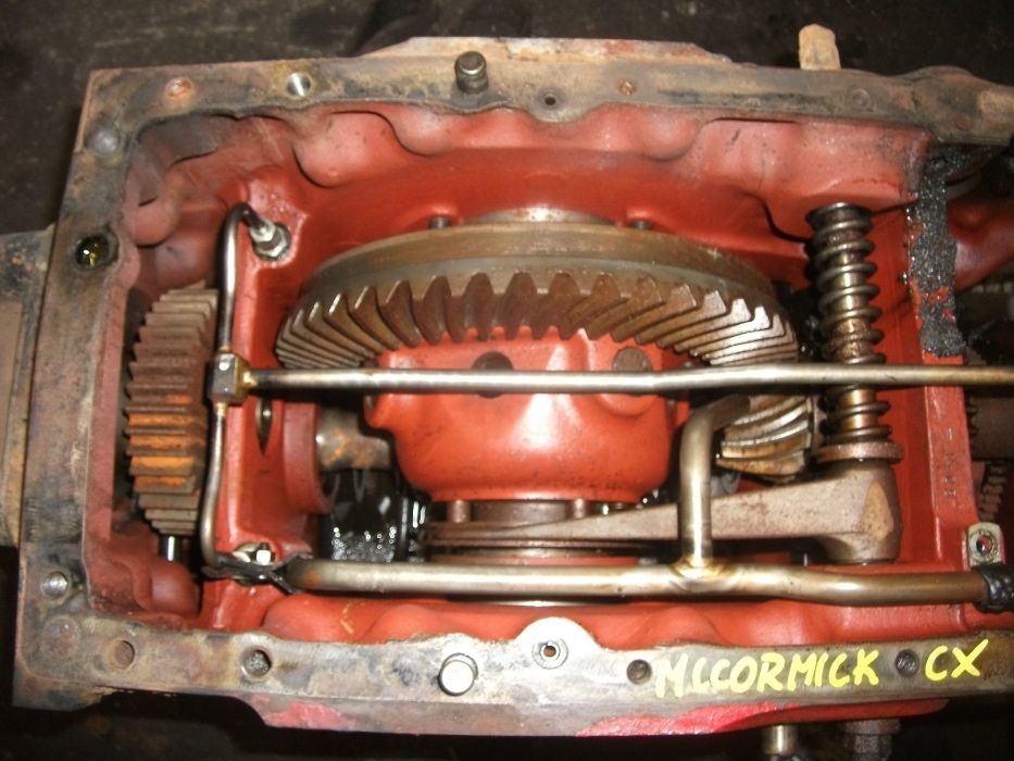 Mccormick cx, case--atak, koło talerzowe, mechanizm różnicowy--części