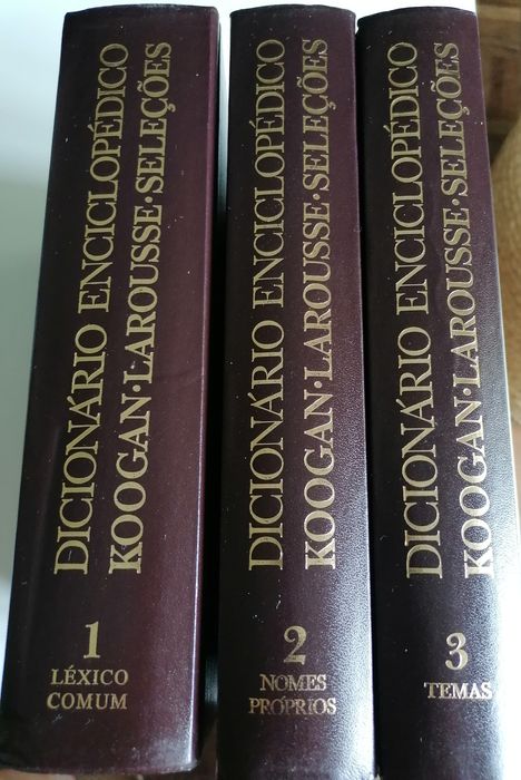 3 Dicionários Enciclopédicos KOOGAN LAROUSSE SELEÇÕES