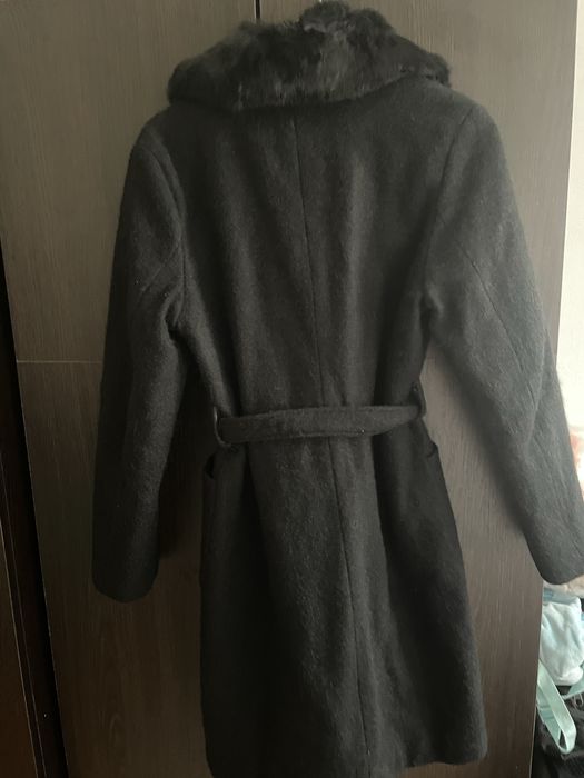Чорне пальто  евро зима