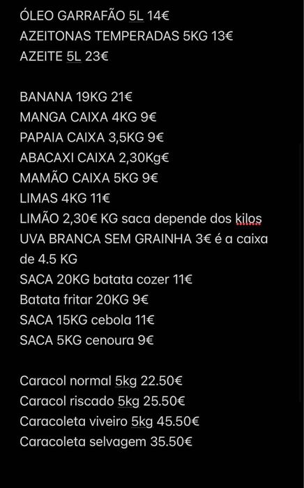 Tudo por encomenda !!!