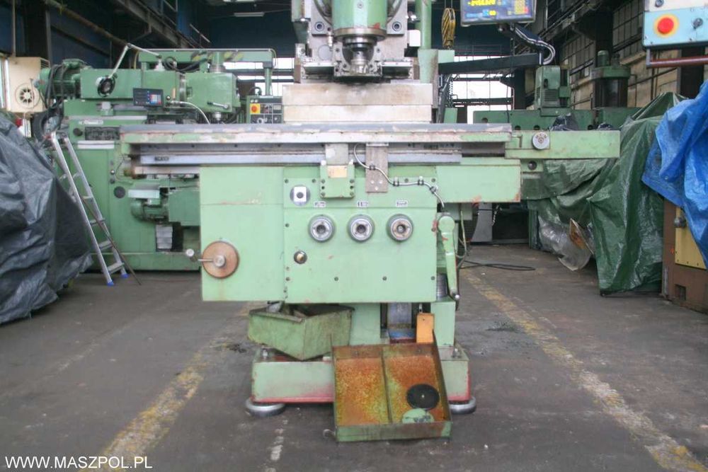 Frezarka FGS 32/40 - TOS - odczyty HEIDENHAIN - super stan - FILM