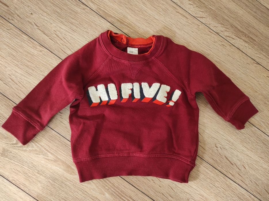 Bluza Hi five! H&M 4-6 miesięcy 68cm
