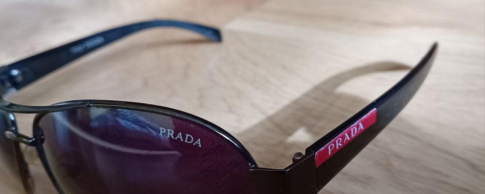 Pilotki prada okulary prl orginał