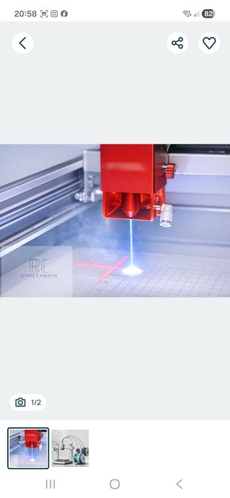 Gravação laser e impressão 3D